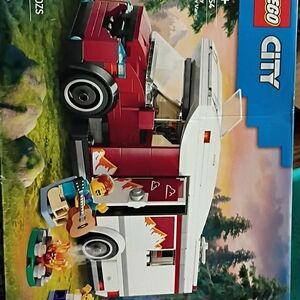 LEGO City Camper Van Building Set - Red and White
